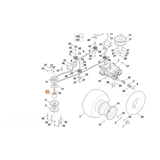 STIHL  Piasta 6170 764 0400